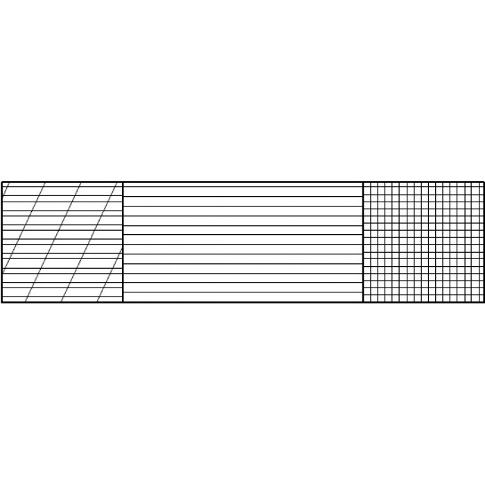 Tabla scolara triptica magnetica liniara pentru scriere cu creta