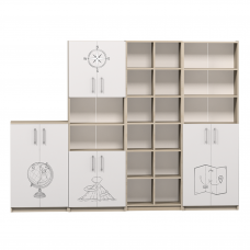 Set de dulapuri pentru cabinetul de geografie