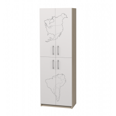 Dulap cu patru uși cu imprimare foto