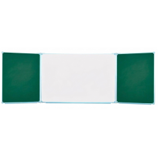 Tabla scolara triptica magnetica pentru scriere cu creta 3000х1000 mm
