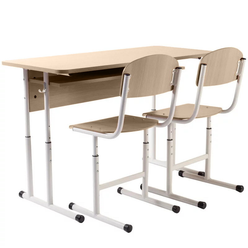 Set mobilier scolar dublu