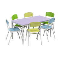 Set pentru cantina cu 6 locuri cu acoperire HPL