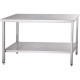 Masa industriala cu un raft, de 600 mm latime