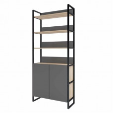 Etajera metallica cu dulap