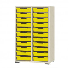 Dulap universal cu cutii din plastic