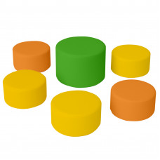 Set de pufuri “Cilindre” 