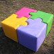 Set de pufuri "Puzzle"